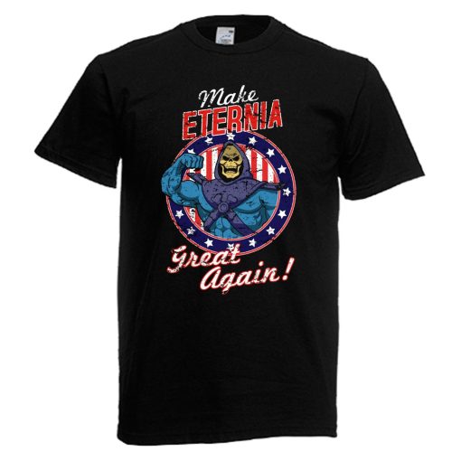 He Man He-Man Make Eternia Great Again Mens Black Navy T-Shirt