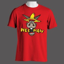 Hee Haw Donkey Logo Country TV Show Mens Red T-Shirt