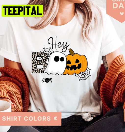 Hey Boo Halloween Unisex T-Shirt