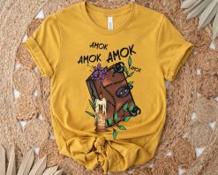 Hocus Pocus Book Amok Witch Magic Book Witchcraft Alchemy World Party Sanderson Sister Disney Halloween Unisex T-Shirt