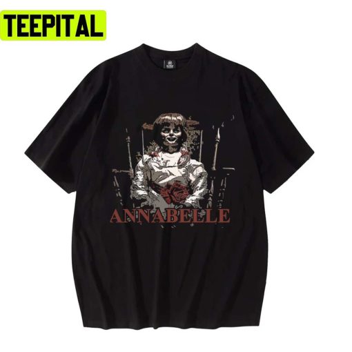 Horror Design Anabelle For Halloween Unisex T-Shirt