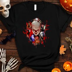 Horror Movie Characters Horror Friends Halloween Unisex T-Shirt