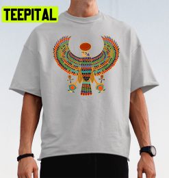 Horus With Sun Disk Trending Unisex Shirt