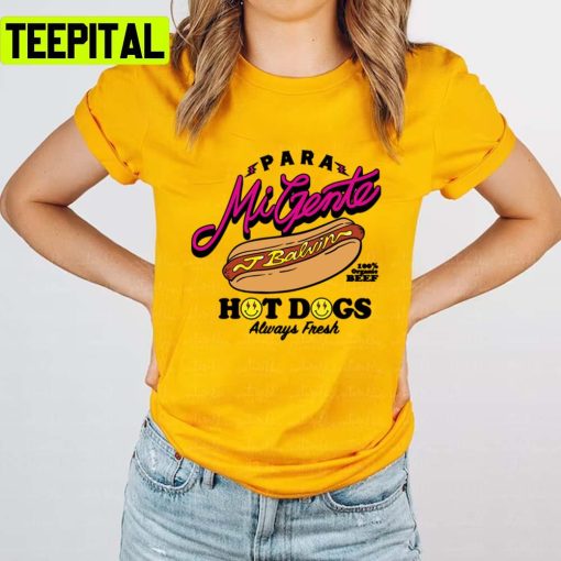 Hot Dog For My People J Balvin Unisex T-Shirt