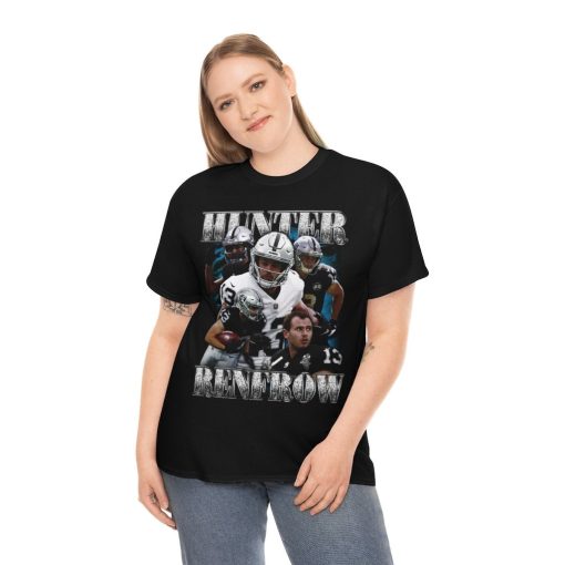 Hunter Renfrow Raiders 90s Bootleg Retro Las Vegas Raiders Nfl Unisex T-Shirt