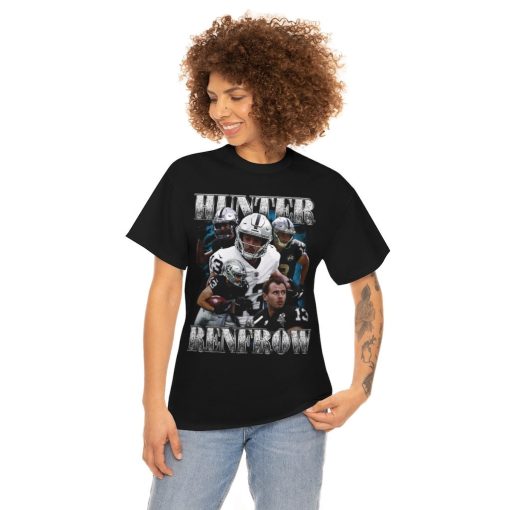 Hunter Renfrow Raiders 90s Bootleg Retro Las Vegas Raiders Nfl Unisex T-Shirt