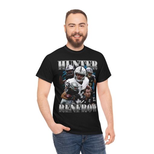 Hunter Renfrow Raiders 90s Bootleg Retro Las Vegas Raiders Nfl Unisex T-Shirt