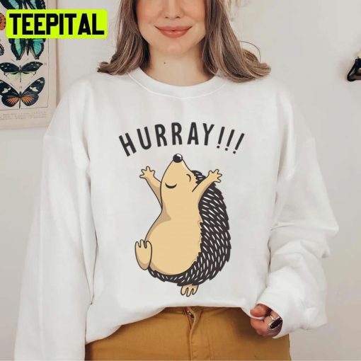 Hurray Hedgehog Animal Lover Unisex Sweatshirt