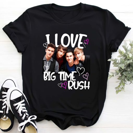 I Love Big Time Rush Big Time Rush Concert Gift For Btr Fan 2022 Tour Big Time Rush 2022 Tour New Art T-Shirt