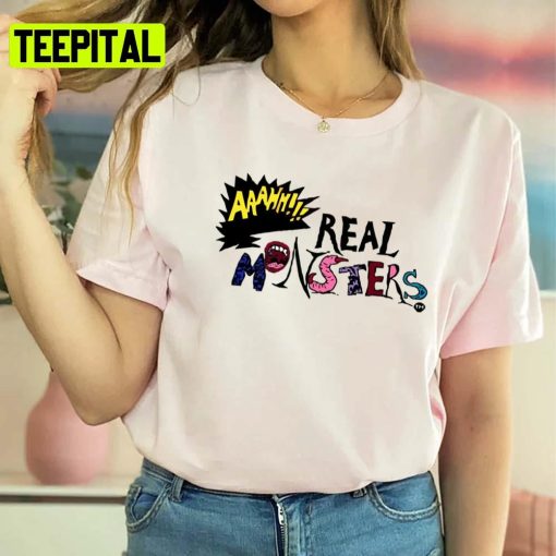 Iconic Logo Design Oblina Ahh Real Monsters Unisex T-Shirt