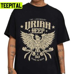 Illustration Of Best Logo Uriah Heep Band Unisex T-Shirt