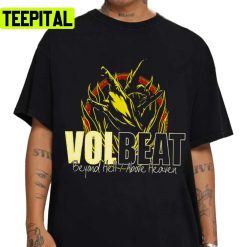 Illustration Of Vintage Volbeat Band Unisex T-Shirt