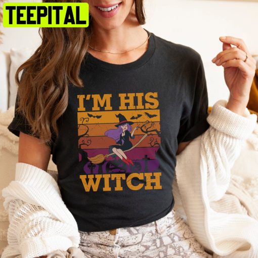 I’m His Witch Halloween Unisex T-Shirt