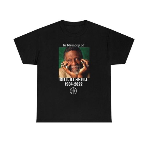 In Memory Of Bill Russell 1934-2022 Russell Death Unisex T-Shirt