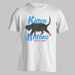 Its Always Sunny in Philadelphia Cat Kitten Mittons Mens White T-Shirt