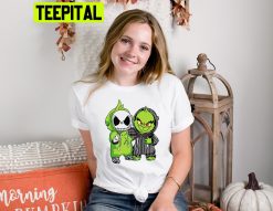 Jack Grinch Skellington Cute Halloween Trending Unisex Shirt