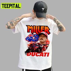 Jack Miller Aussie Thrill Moto Gp 43 2021 Motogp Gift Retro Nascar Car Racing Unisex T-Shirt