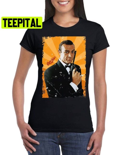 James Bond 007 Sean Connery Retro Film Trending Unisex Shirt