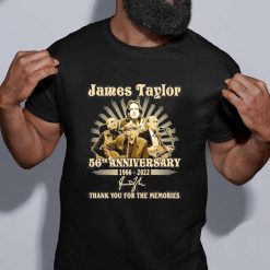 James Taylor 56th Anniversary Thank You For The Memories Unisex Sweatshirt