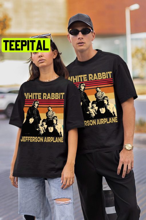 Jefferson Airplane White Rabbit Retro Trending Unisex Shirt