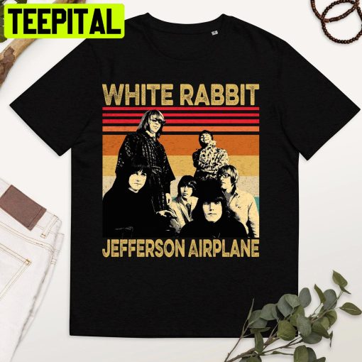 Jefferson Airplane White Rabbit Retro Trending Unisex Shirt