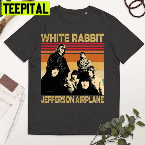 Jefferson Airplane White Rabbit Retro Trending Unisex Shirt