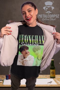 Jeonghan Sevenn Kpop Portrait Art Unisex T-Shirt