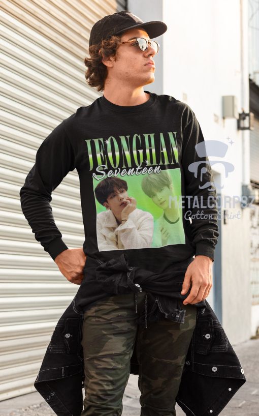 Jeonghan Sevenn Kpop Portrait Art Unisex T-Shirt