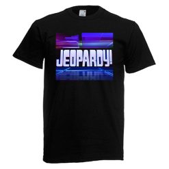 Jeopardy Game Show TV Show Mens Black Navy T-Shirt