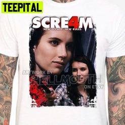 Jill Roberts Emma Roberts Scream Halloween Trending Unisex T-Shirt