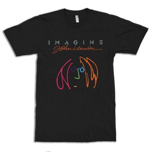 John Lennon Imagine Black T-Shirt