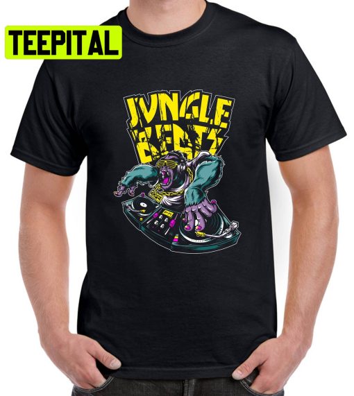 Jungle Beats Junglist Jungle Monkey Music Reggae Dub Trending Unisex T-Shirt