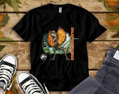 Jurassic World Dominion Dilophosaurus Action Poster Jurassic Park Shirt