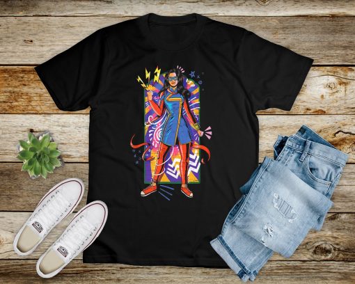 Kamala Khan Mural Art Ms Marvel Marvel Comics Holiday Unisex T-Shirt