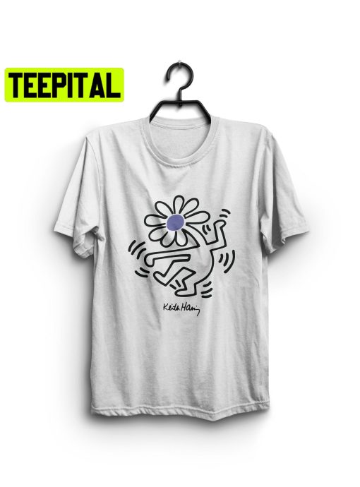 Keith Haring Dancing Flower Unisex Shirt