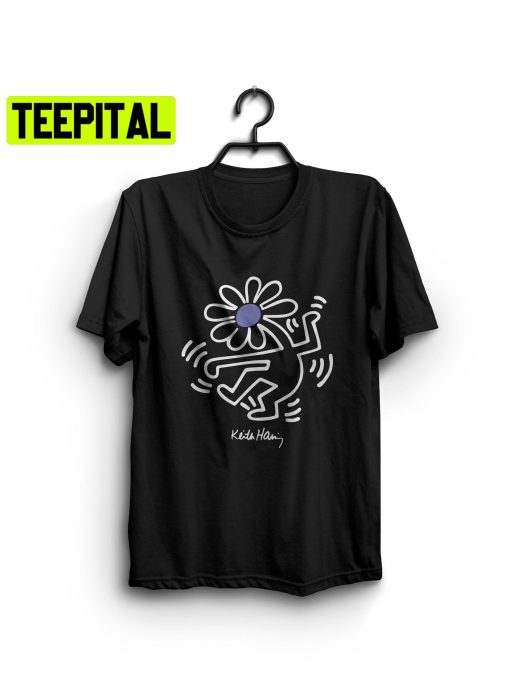 Keith Haring Dancing Flower Unisex Shirt