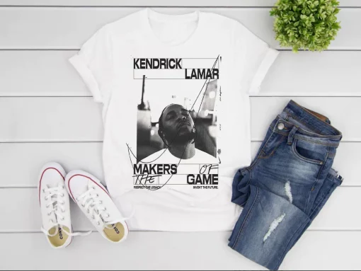 Kendrick Lamar Inspired Graphic Style In White New Art T-Shirt