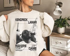 Kendrick Lamar Inspired Graphic Style In White New Art T-Shirt