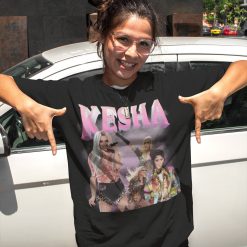 Kesha Portrait Rap Hip Hop Music Unisex T-Shirt