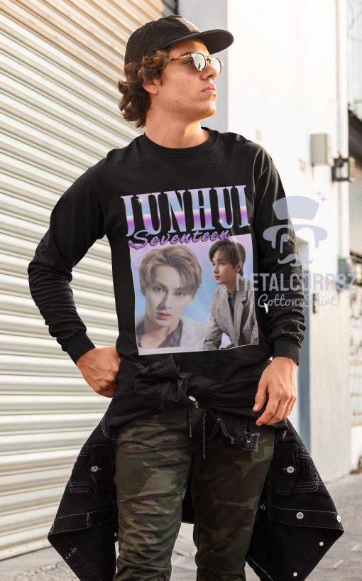 Kpop Junhui Sevenn Portrait Design Unisex T-Shirt