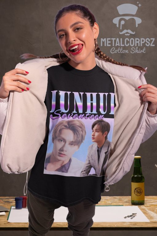 Kpop Junhui Sevenn Portrait Design Unisex T-Shirt