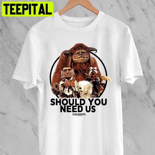 Labyrinth Should You Need Us Cult Film 80s Fantasy Vintage Unisex T-Shirt