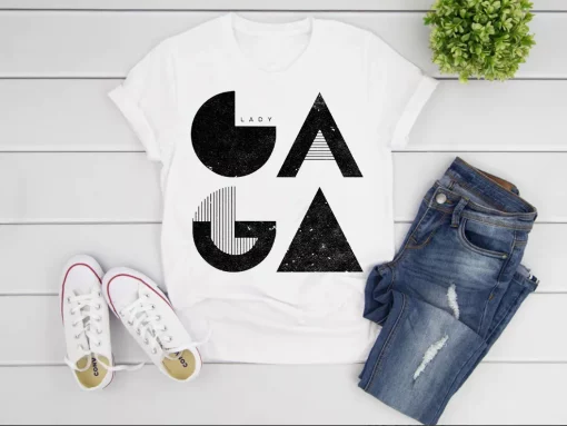 Lady Gaga Logo Men’s Women’s All Sizes New Art T-Shirt