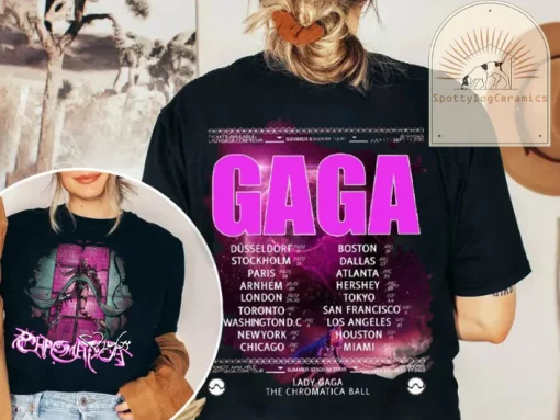 Ld Gaga Chromatica 2022 Tour Gaga 2022 Concert New Art T-Shirt