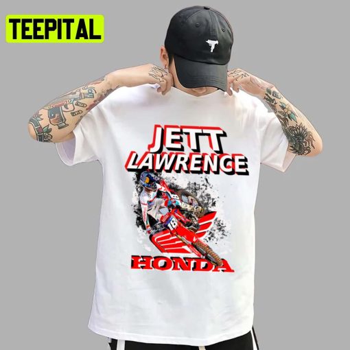 Leader Sx Mx Collage Pro Jett Lawrence 250 Motocross And Supercross Champion Unisex T-Shirt