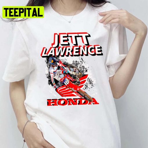 Leader Sx Mx Collage Pro Jett Lawrence 250 Motocross And Supercross Champion Unisex T-Shirt