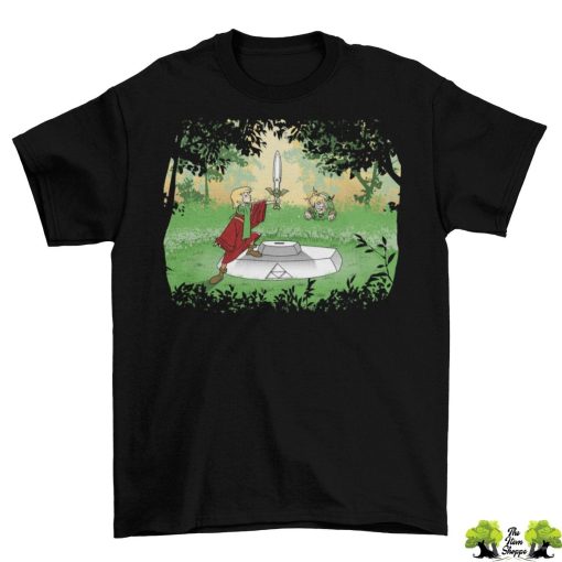 Legend of Zelda Sword in Stone T-Shirt