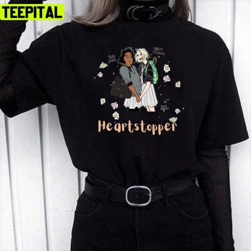 Lesbian Couple Heartstopper Alice Osman Tara Jones Darcy Olsson Unisex T-Shirt