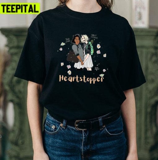 Lesbian Couple Heartstopper Alice Osman Tara Jones Darcy Olsson Unisex T-Shirt