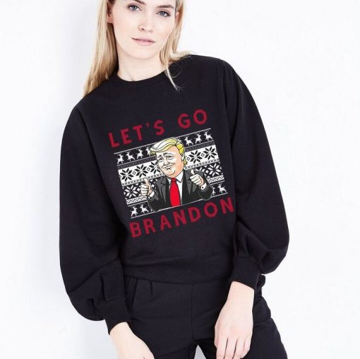 Let’s Go Brandon Christmas Trump Anti Biden Unisex T-Shirt